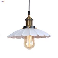 Us 22 31 31 Off Iwhd White Edison Led Pendant Lamp Kitchen Dinning Room Hanglamp Loft Decor Industrial Pendant Light Fixtures Hanging Lights In