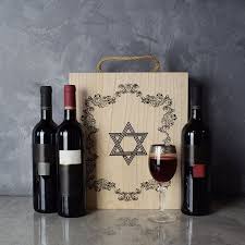 kosher wine trio gift basket wine