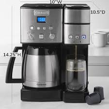 Prompt you when it is time to descale the machine. Cuisinart Coffee Center Single Serve Coffee Maker With Thermal Carafe Williams Sonoma