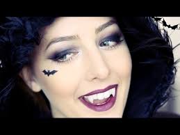 cute vire bat halloween makeup