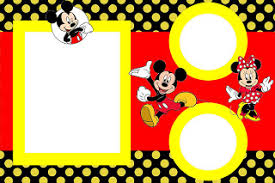 Inspired In Mickey Mouse Free Printable Party Invitations