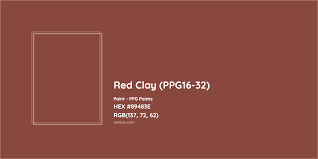ppg paints red clay ppg16 32 paint