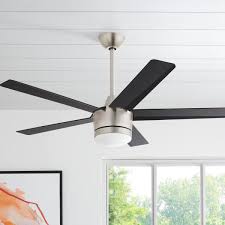 We've researched the best options to add to your porch or outdoor living room. Home Decorators Collection Merwry 52 In Integrated Led Indoor Brushed Nickel Ceiling Fan With Light Kit And Remote Control Sw1422bn The Home Depot