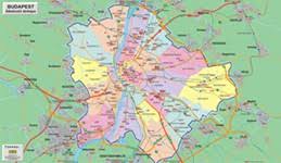 Streets names and panorama views, directions in most of cities. Budapest Maps Downloadable City District Metro Maps