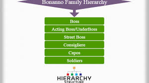 Bonanno Family Hierarchy Bonano Crime Family Tree