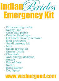 bridal emergency kit