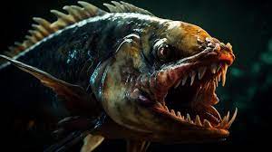 a fish with sharp teeth and a large mouth
