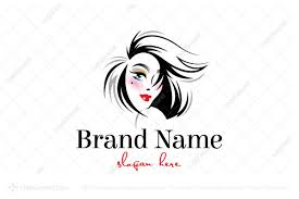 woman hair and makeup logo