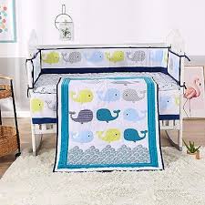Wowelife Whale Baby Crib Bedding Set 7