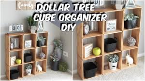 This post is in partnership with true value. Dollar Tree Wood Cube Organizer Diy Youtube