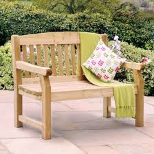 Zest Libby 2 Seater Wooden Garden Bench