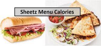 sheetz menu calories updated