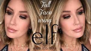 full face using e l f makeup tutorial