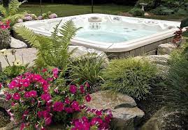 Diy Set In Garden Hot Tub Installation
