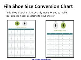 Buy Your Favorite Shoes By Using Shoe Size Conversion Chart
