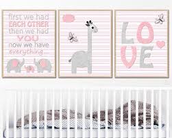 Girl Nursery Room Wall Decor Quotes Art