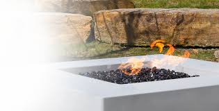 Fire Glass Lava Rock Gas Logs For