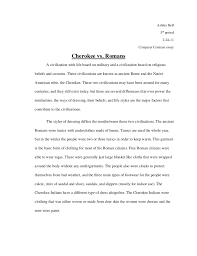 Examples Of Comparison Essay Thesis Statements
