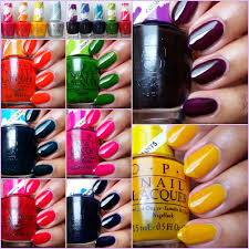 opi color paints collection sheer