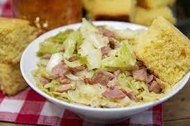 southern fried cabbage w bacon the