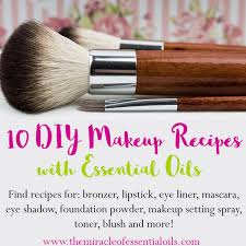 makeup recipes with essential oils