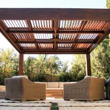 Modern Louvered Garden Pergola Options