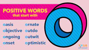 positive words that start with o