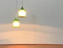 Vintage Duett Pendant Lamps By Bent