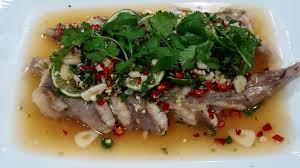 how to steamed monkfish w chili