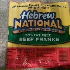 fat free beef franks and nutrition facts
