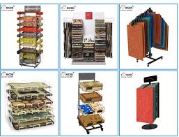 wood floor carpet sle display rack