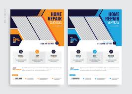 repair service flyer design home