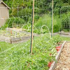 garden trellis netting crop supports