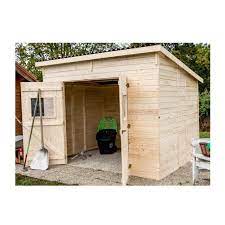garden shed habrita solid wood 6 60 m2