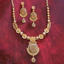 gold necklace and earrings sets
