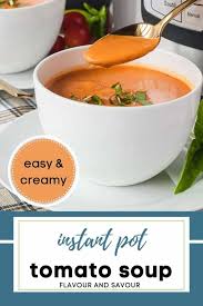 instant pot creamy tomato soup