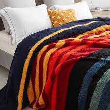 cozy berber fleece blanket