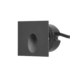 Icon Black Led Ip65 Outdoor Square