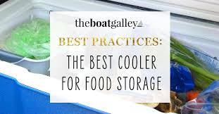 best cooler for storing food on a boat