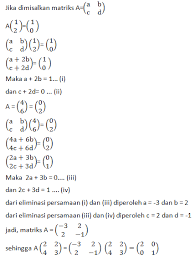 Contoh soal persamaan matriks dan penyelesaiannya. Rangkuman Contoh Soal Matriks Jawaban Pembahasan