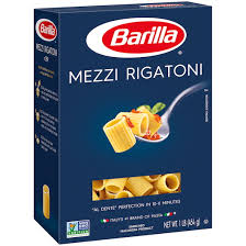 barilla mezze rigatoni pasta 16 ounces
