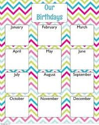 Birthday Chart Printable 5 Happy Birthday World