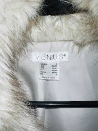 Venus Faux Fur On Coat Size S