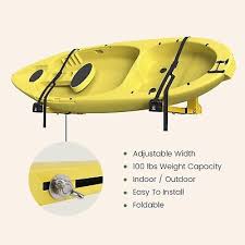 Heavy Duty Kayak Wall Rack With