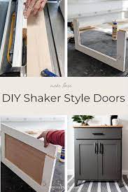 make shaker cabinet doors without a router