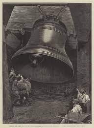 Testen der Großen Glocke für die St. Pauls Cathedral, bei Messers Taylor  und Sons Factory, Loughborough