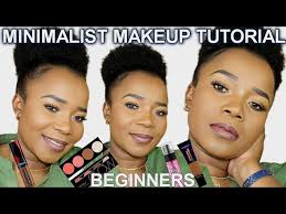 minimalist makeup for beginners easy