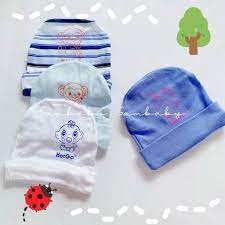 Mũ Sơ Sinh Hotga, Nón Vải Cotton Trơn Cho Bé Sơ Sinh Từ 0-6 Tháng - Nón cho  bé