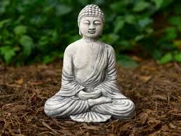 Meditating Buddha Figurine Large