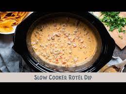 slow cooker rotel dip with beef the
